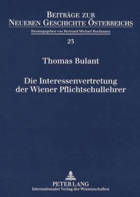 Die Interessenvertretung Der Wiener Pflichtschullehrer