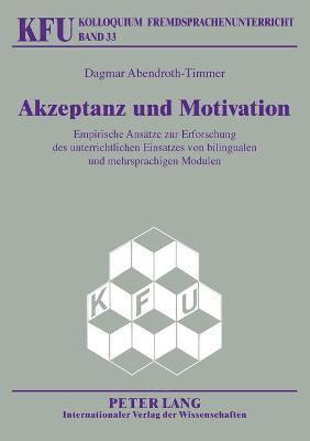 Dagmar Abendroth-Timmer - Akzeptanz und Motivation, Häftad