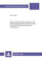 bokomslag Usuelle Wortverbindungen in Der Wirtschaftssprache Im Deutschen Und Ihre Entsprechungen Im Tuerkischen