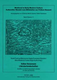 bokomslag Volker Honemann - Literaturlandschaften