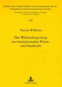 bokomslag Das Weltrechtsprinzip Im Internationalen Privat- Und Strafrecht