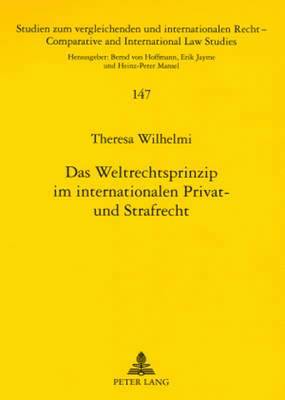 bokomslag Das Weltrechtsprinzip Im Internationalen Privat- Und Strafrecht