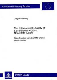 bokomslag International Legality of Self-Defense Against Non-State Actors