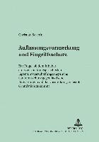 bokomslag Auflassungsvormerkung Und Eingriffsschutz