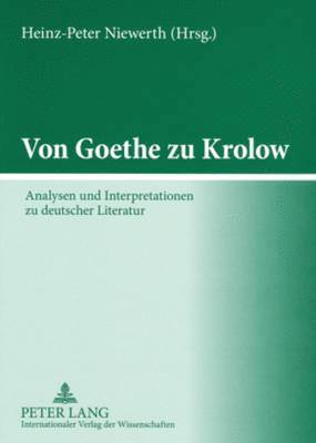 Von Goethe Zu Krolow 1