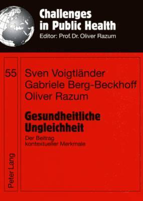 bokomslag Gesundheitliche Ungleichheit