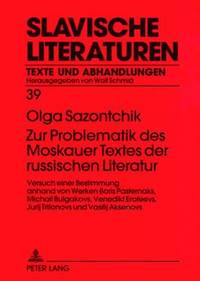 bokomslag Zur Problematik Des Moskauer Textes Der Russischen Literatur