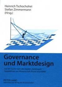 bokomslag Governance Und Marktdesign