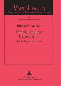 bokomslag Family Language Transmission