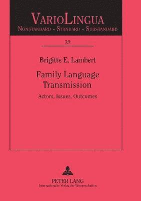 Brigitte Lambert - Family Language Transmission, Häftad