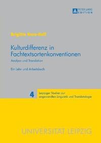 bokomslag Kulturdifferenz in Fachtextsortenkonventionen