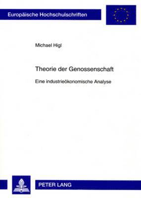 bokomslag Theorie Der Genossenschaft