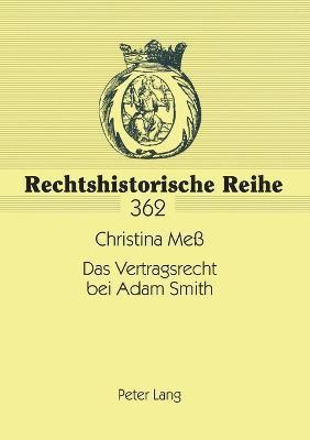 bokomslag Vertragsrecht bei Adam Smith