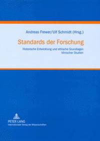 bokomslag Standards Der Forschung