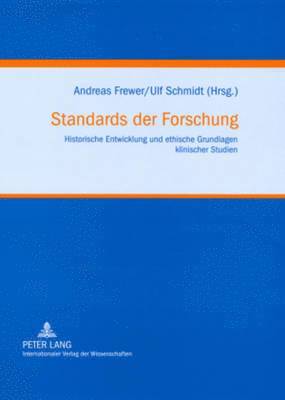 bokomslag Standards Der Forschung