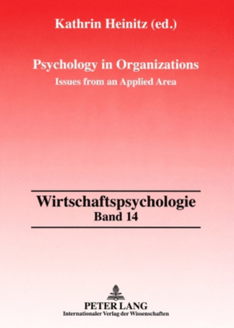 Psychology in Organizations
