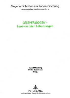 Lesevermoegen - Lesen in Allen Lebenslagen 1