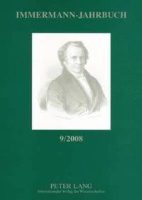 bokomslag Immermann-Jahrbuch 9/2008