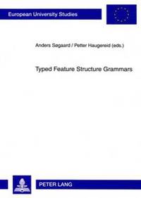 bokomslag Typed Feature Structure Grammars