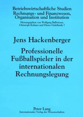 bokomslag Professionelle Fußballspieler in Der Internationalen Rechnungslegung