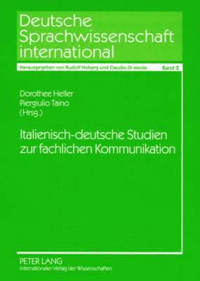 Italienisch-Deutsche Studien Zur Fachlichen Kommunikation