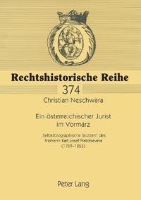 bokomslag oesterreichischer Jurist im Vormaerz