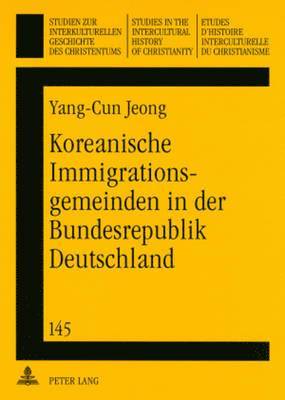 Koreanische Immigrationsgemeinden in Der Bundesrepublik Deutschland 1