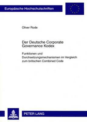 Der Deutsche Corporate Governance Kodex