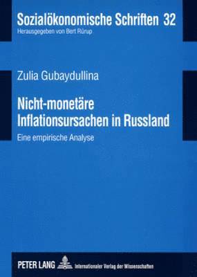 bokomslag Nicht-Monetaere Inflationsursachen in Russland