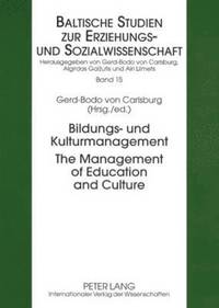 bokomslag Bildungs- und Kulturmanagement- The Management of Education and Culture