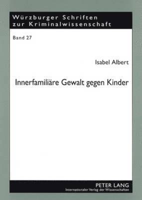 bokomslag Innerfamiliaere Gewalt Gegen Kinder