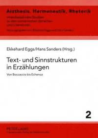 bokomslag Text- Und Sinnstrukturen in Erzaehlungen