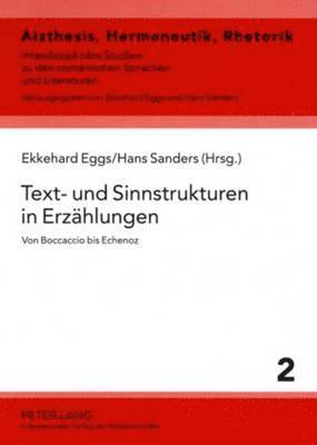 bokomslag Text- Und Sinnstrukturen in Erzaehlungen