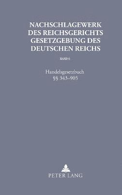 Nachschlagewerk des Reichsgerichts - Gesetzgebung des Deutschen Reichs 1