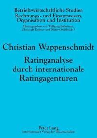 bokomslag Ratinganalyse durch internationale Ratingagenturen