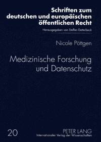 bokomslag Medizinische Forschung Und Datenschutz