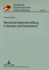 bokomslag Steuerliche Gewinnermittlung in Spanien Und Deutschland