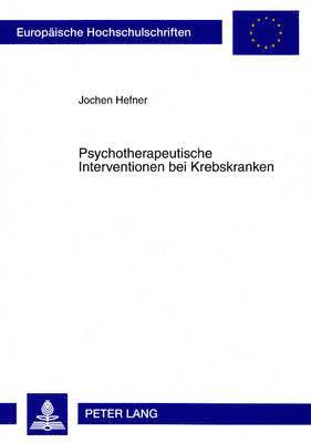 bokomslag Psychotherapeutische Interventionen Bei Krebskranken