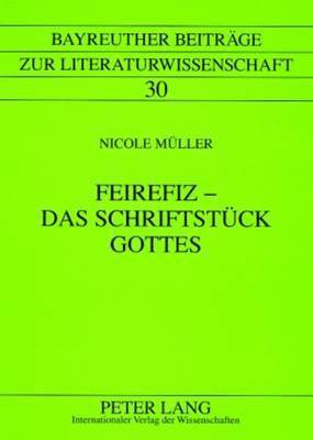 bokomslag Feirefiz - Das Schriftstueck Gottes