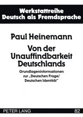 Von Der Unauffindbarkeit Deutschlands 1