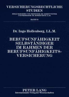 bokomslag Berufsunfaehigkeit Selbstaendiger Im Rahmen Der Berufsunfaehigkeitsversicherung