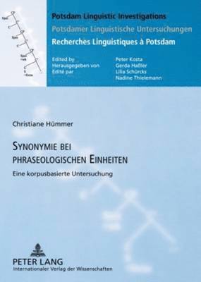 Christiane Hümmer, Peter Kosta - Synonymie Bei Phraseologischen Einheiten, Häftad