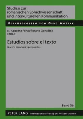 bokomslag Estudios Sobre El Texto