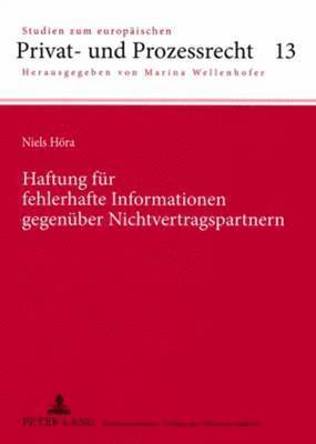 Haftung Fuer Fehlerhafte Informationen Gegenueber Nichtvertragspartnern