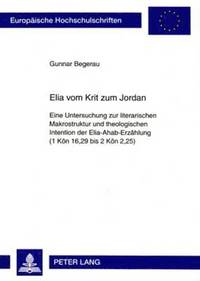 bokomslag Elia Vom Krit Zum Jordan