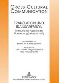 bokomslag Translation Und Transgression