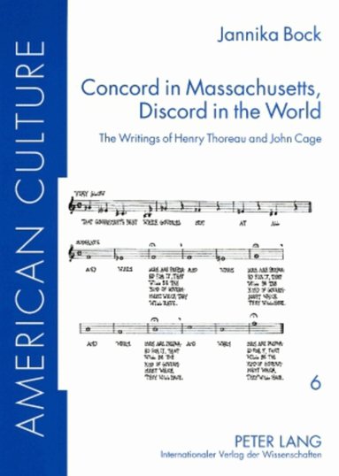 Jannika Bock - Concord in Massachusetts, Discord in the World, Häftad