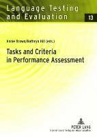 bokomslag Tasks and Criteria in Performance Assessment