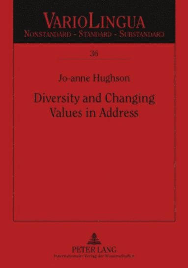 bokomslag Diversity and Changing Values in Address