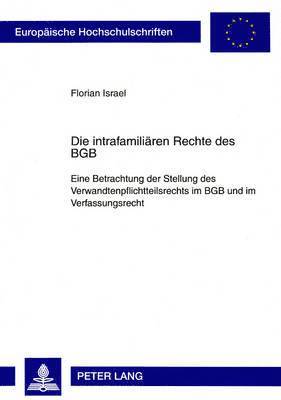 Die Intrafamiliaeren Rechte Des Bgb 1